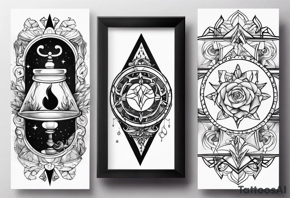 Libra and Pisces and Scorpio tattoo idea