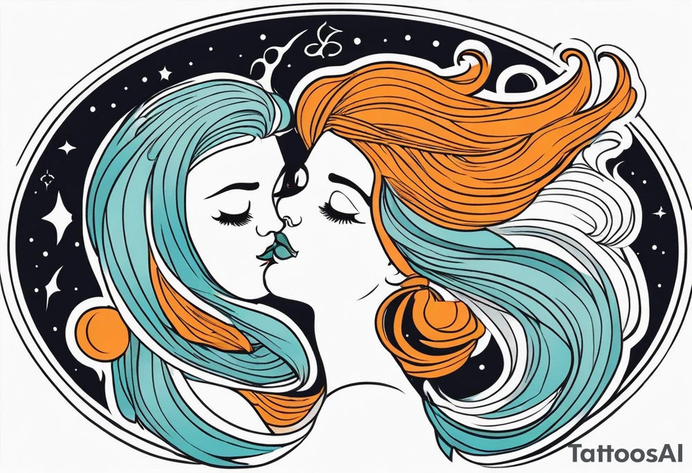 Pisces woman tattoo idea