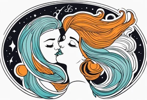 Pisces woman tattoo idea