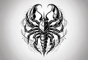 scorpio tattoo idea