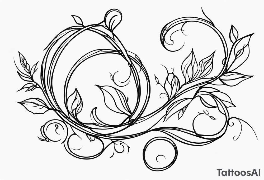 vines tattoo idea