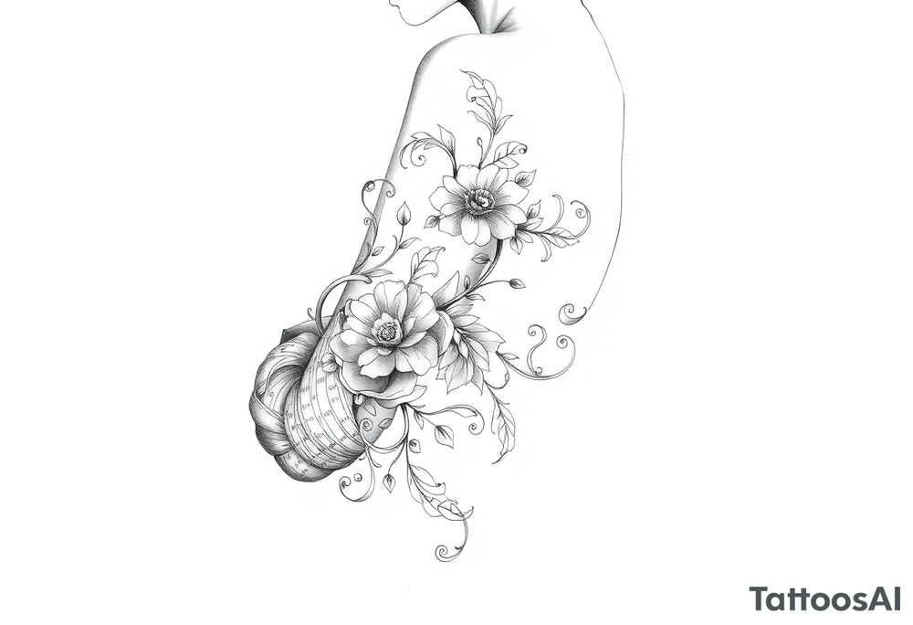 Newspaper style tattoo idea