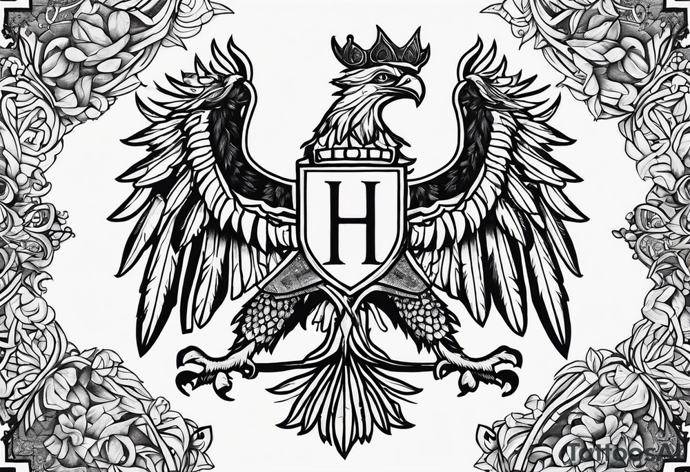 Pinon family crest tattoo idea