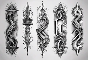 number 9 right side up and upside down connected tattoo black and grey on inside forearm 9:16 aspect ratio tattoo idea