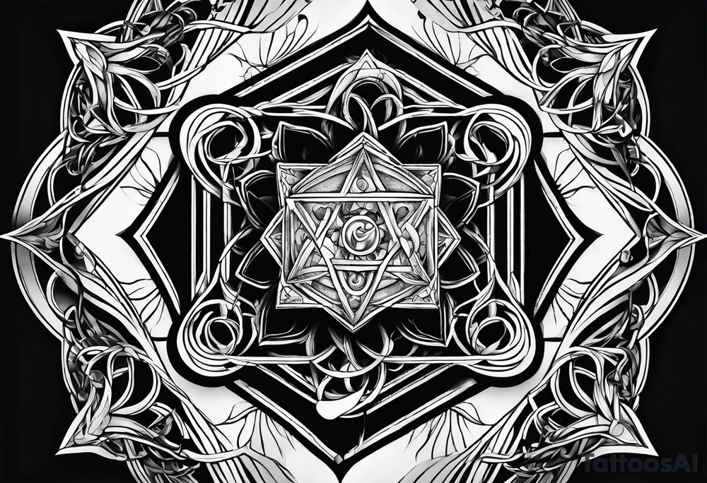 Metatron's cube tattoo idea