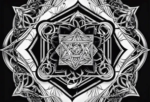 Metatron's cube tattoo idea