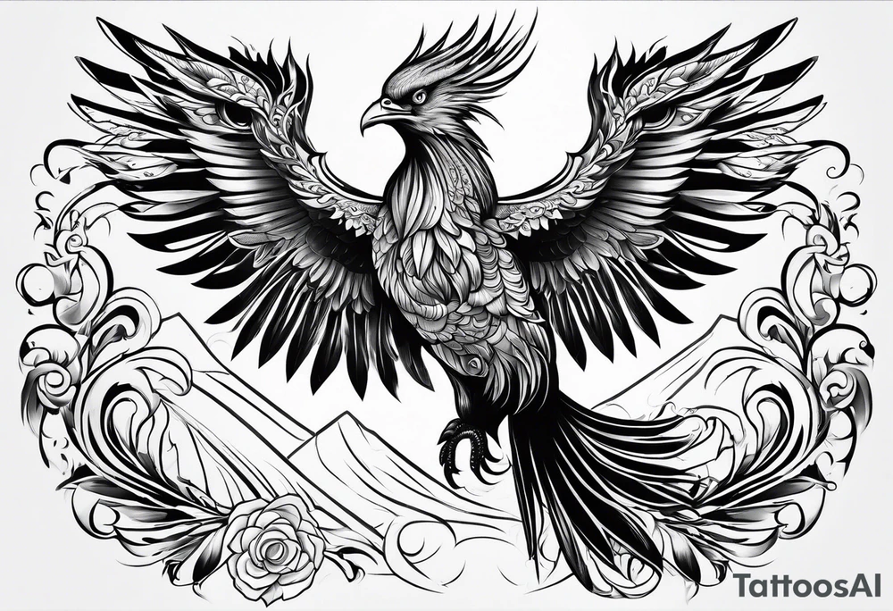 phoenix tattoo idea