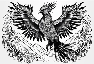 phoenix tattoo idea