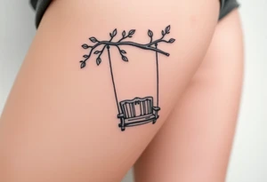 tree swing tattoo idea