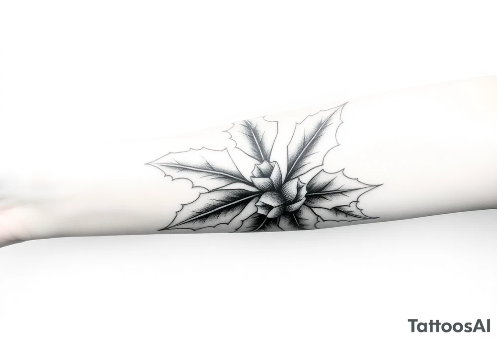 Holly  on forearm tattoo idea