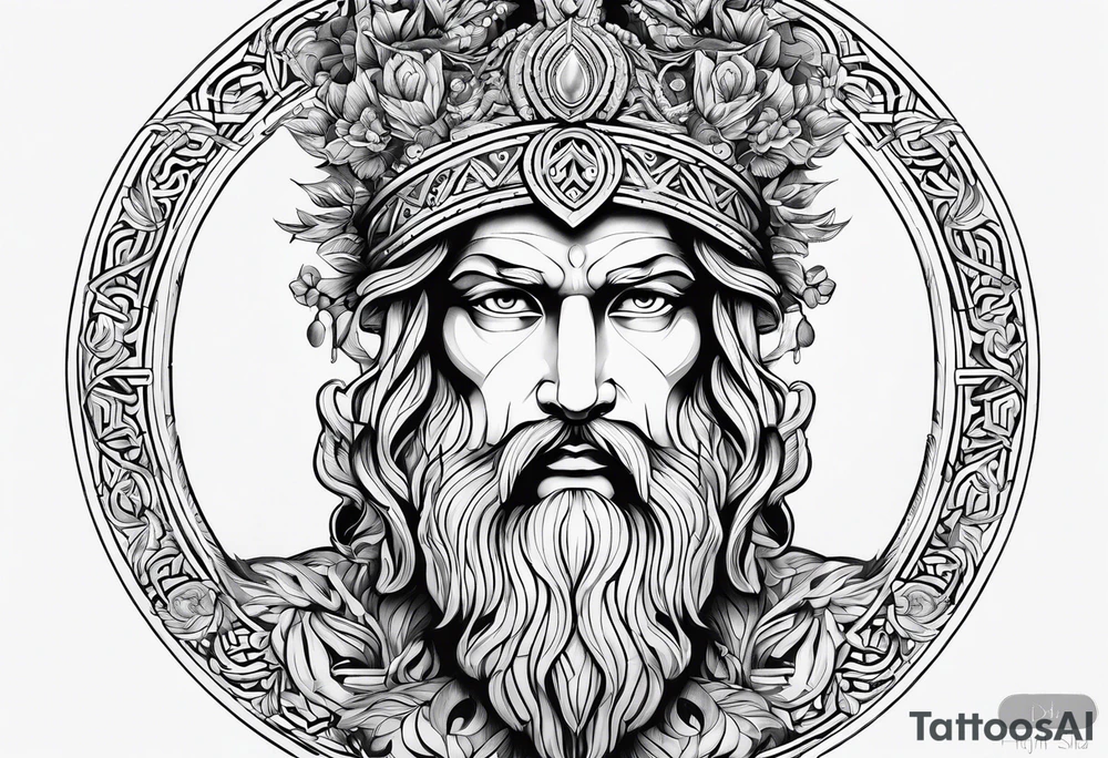 greek god tattoo idea