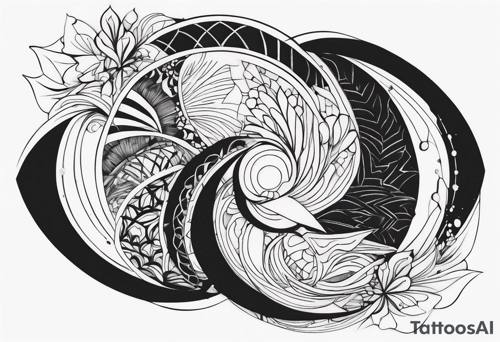 Abstract Art tattoo idea
