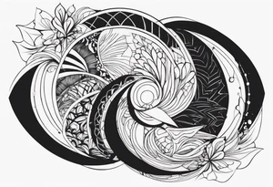 Abstract Art tattoo idea
