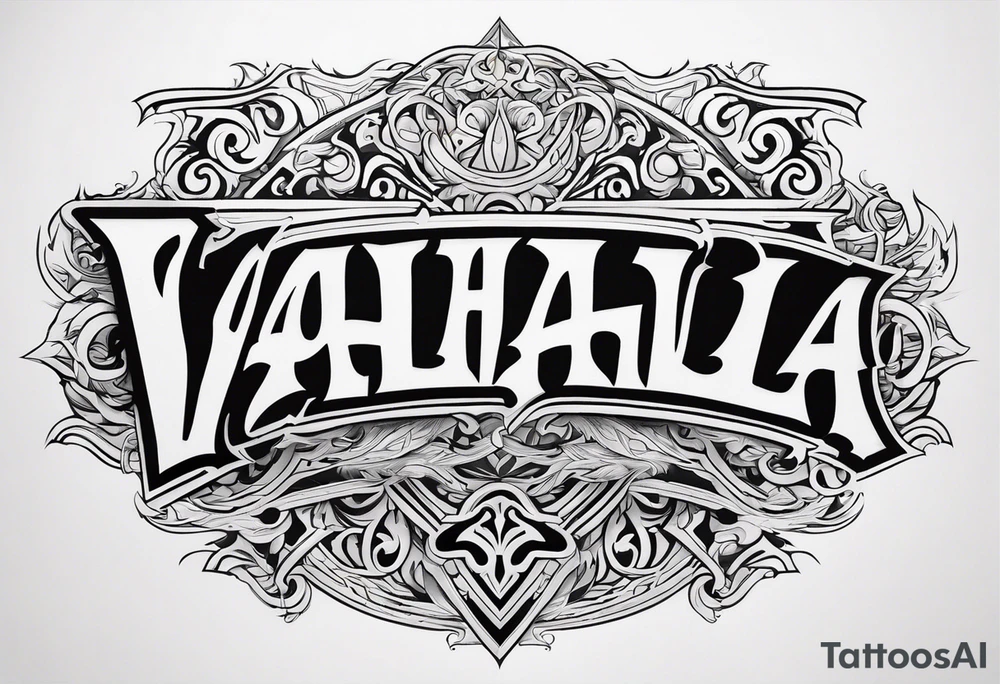 Valhalla mist tattoo idea