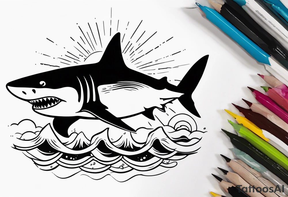 Shark tattoo idea