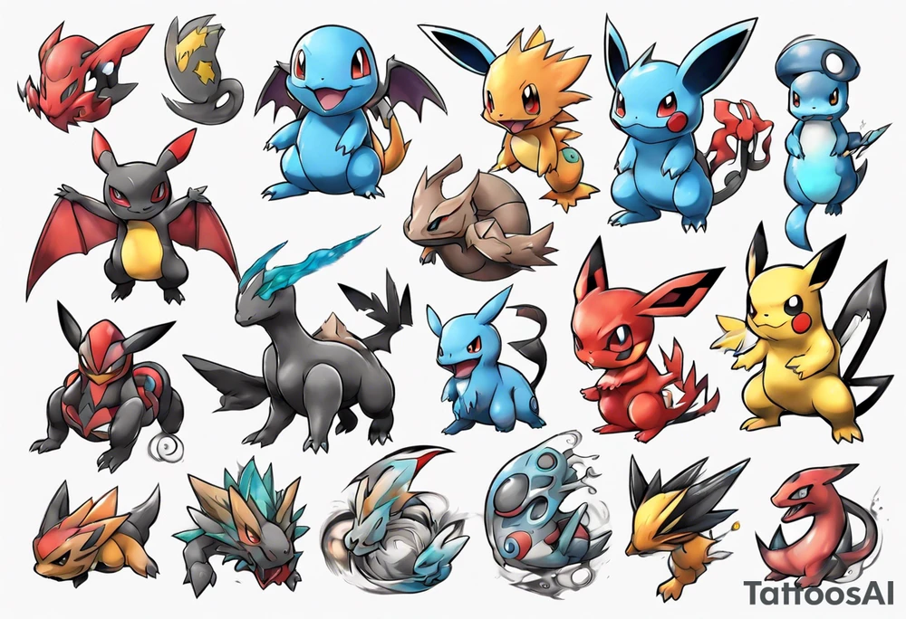Pokemon tattoo idea