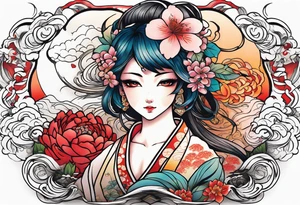 anime tattoo idea