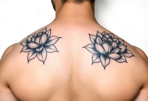 lotus flowers tattoo idea