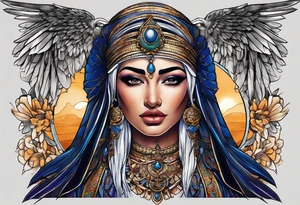 Isis Goddess Tattoo tattoo idea