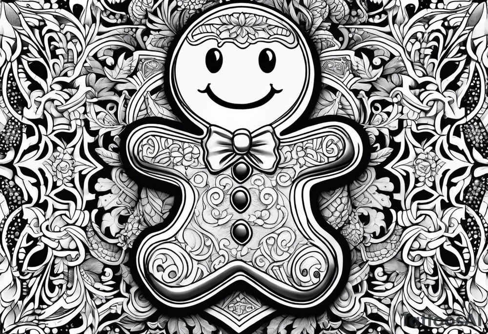 GINGERBREAD MAN tattoo idea