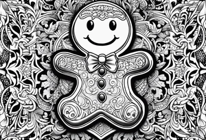 GINGERBREAD MAN tattoo idea