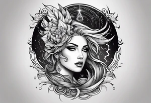 Lightning tattoo idea