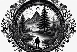 Dark Forest, Mine, Miner tattoo idea