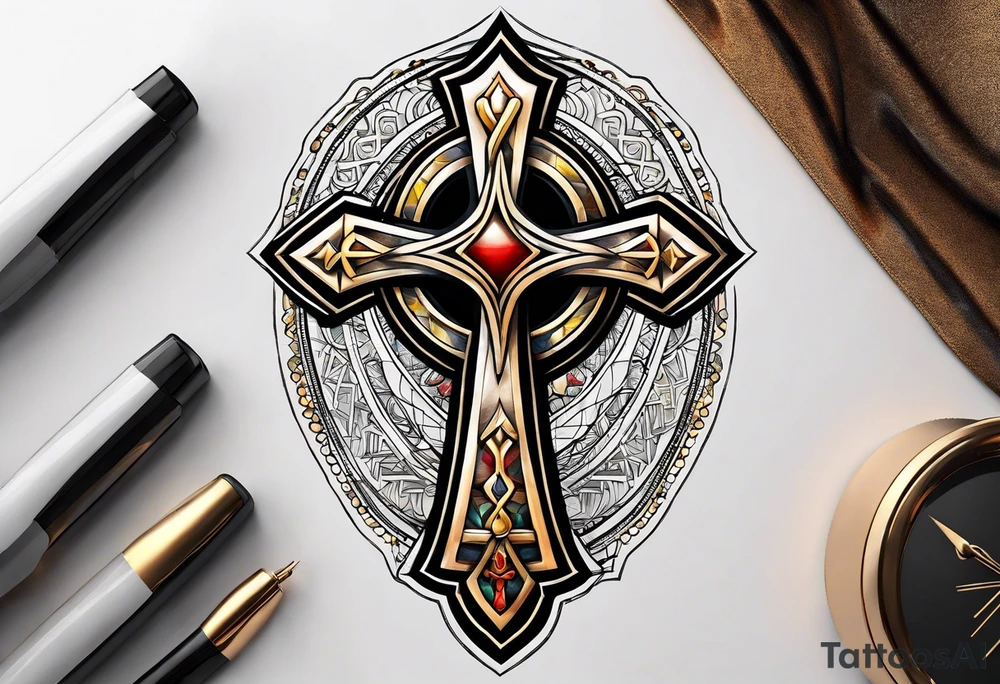 ankh symbol tattoo idea