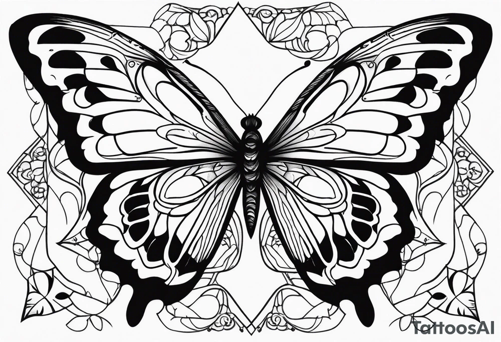Butterfly tattoo idea
