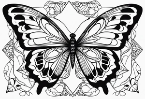 Butterfly tattoo idea