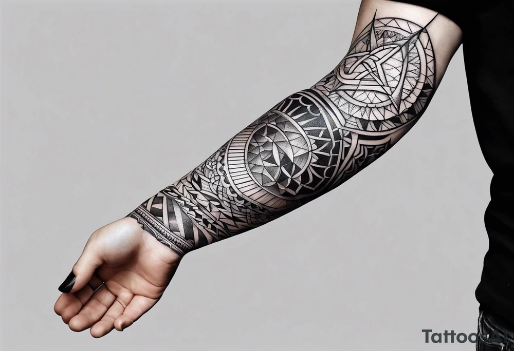 full sleeve tattoo tattoo idea