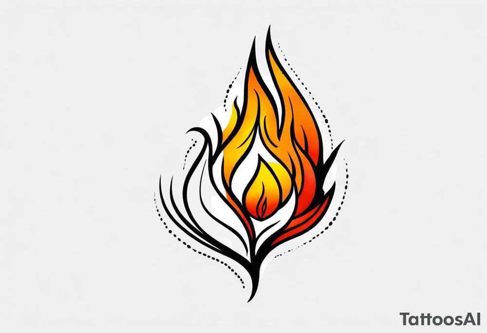 fire tattoo idea