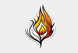 fire tattoo idea