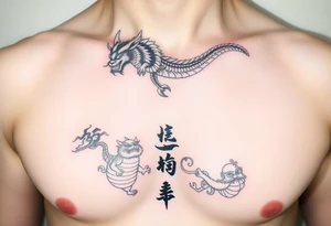 family in chinese tattoo idea