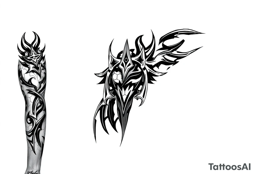 Dragón Ball z tattoo idea