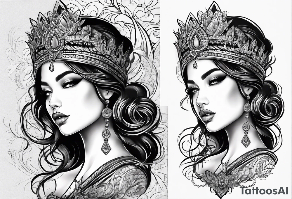 tattoo for woman
little princ style tattoo idea