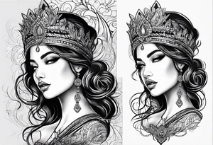 tattoo for woman
little princ style tattoo idea