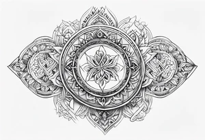 nordic symbols tattoo idea