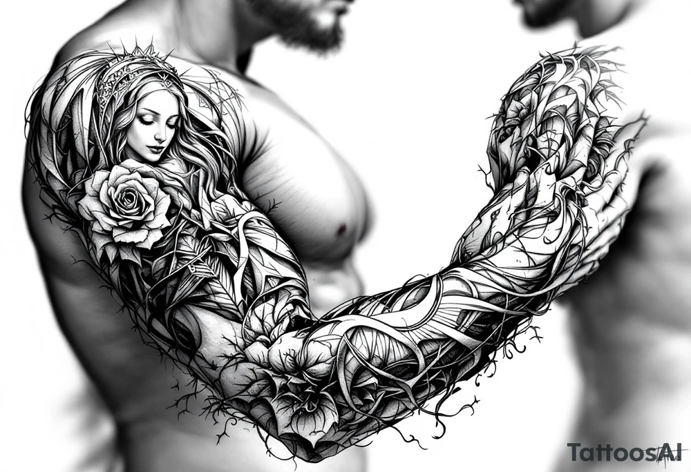 virgin mary tattoo tattoo idea