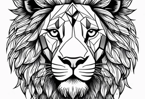 To rule the jungle, you’ve to be a lion tattoo idea