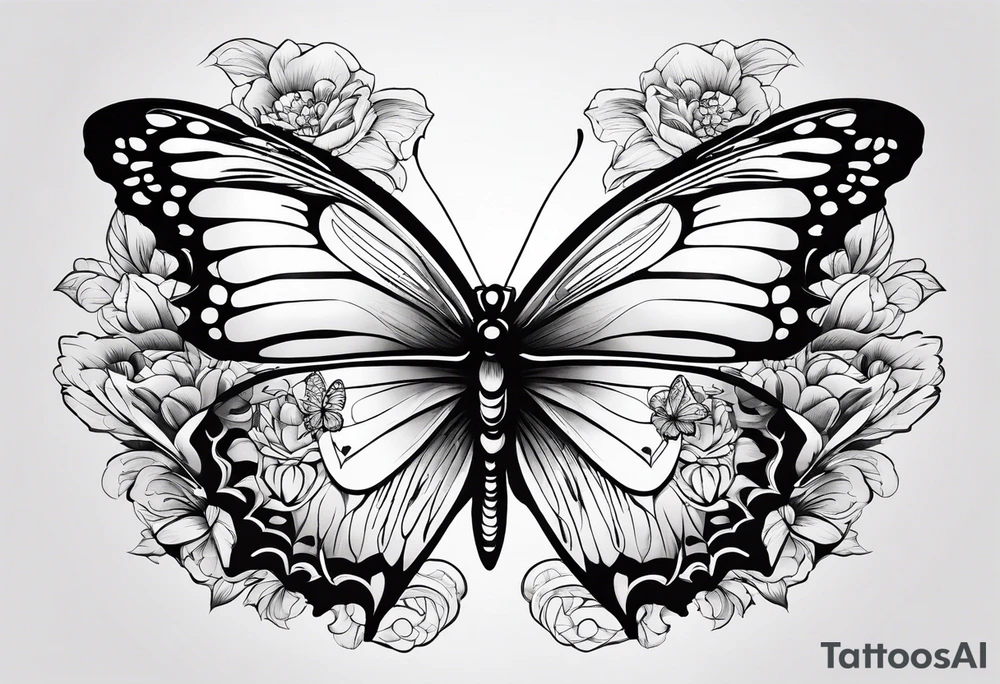 butterfly tattoo idea