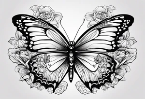 butterfly tattoo idea