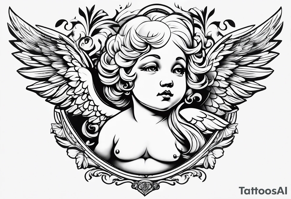 Cherub tattoo idea