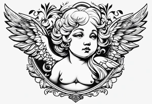 Cherub tattoo idea
