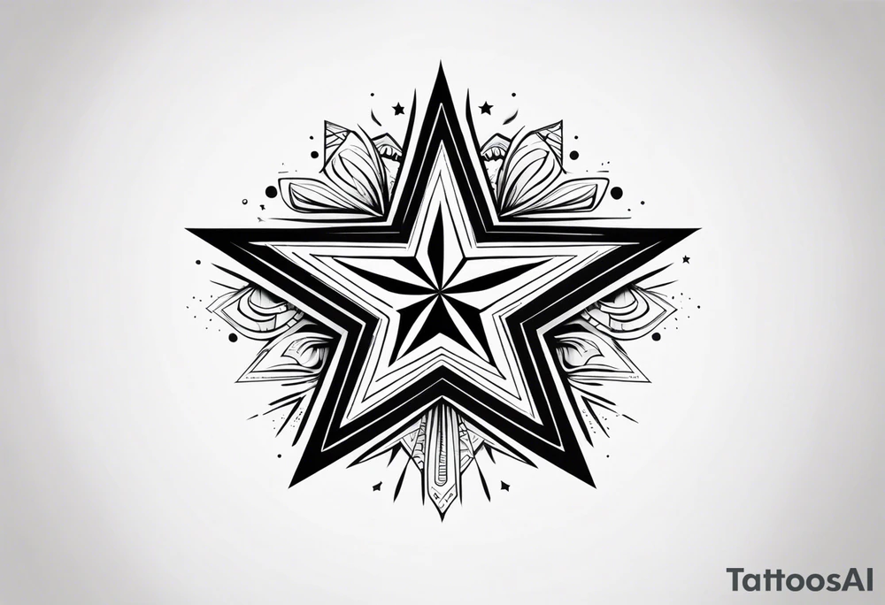 star tattoo idea