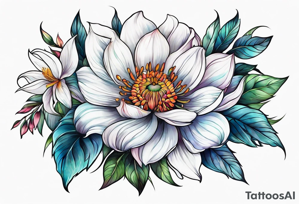 Flower tattoo idea