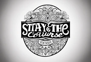 Stay the course tattoo idea