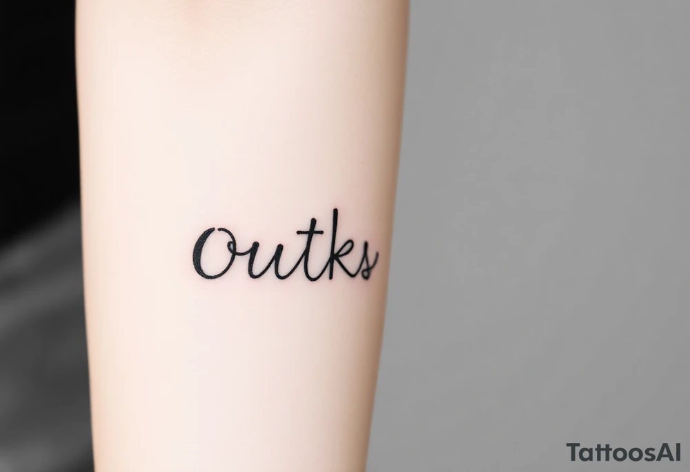 music group Outkast simple tattoos tattoo idea