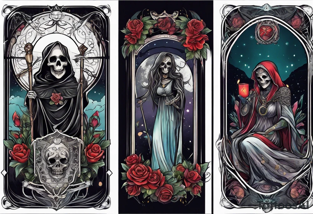 death tarot card tattoo idea