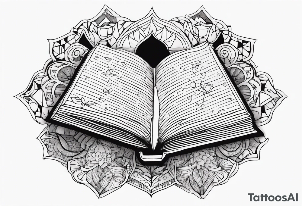 Book themed tattoo idea
